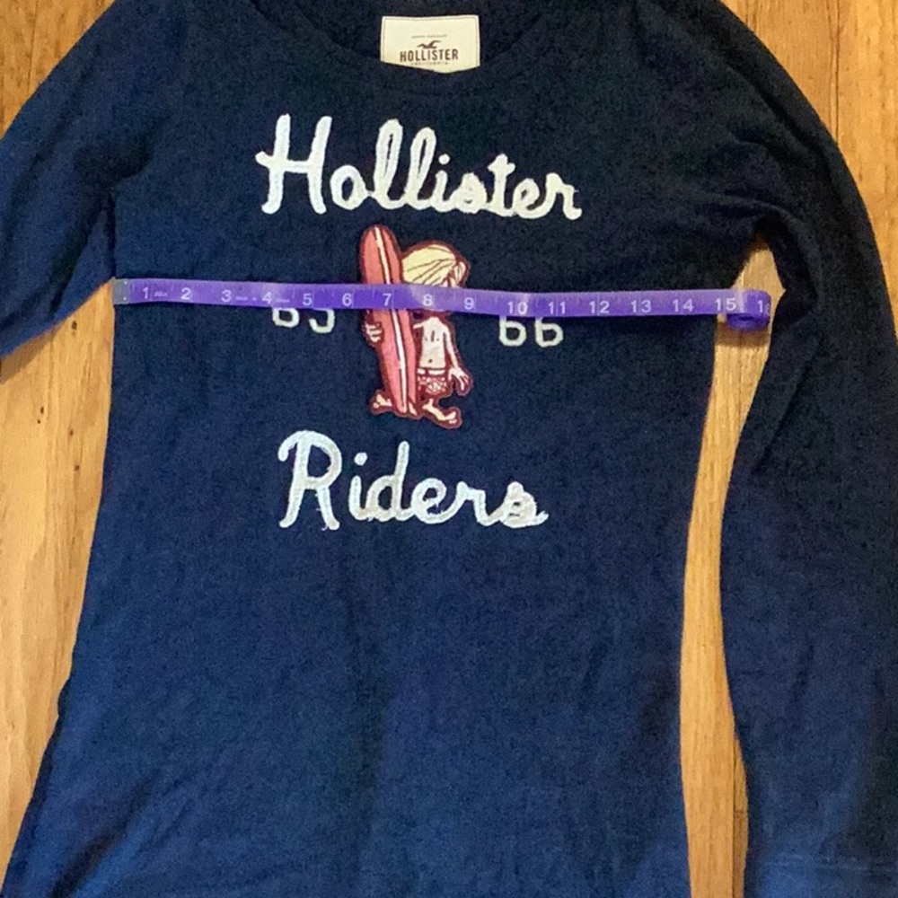 Hollister Long Sleeve 'Tee 65 '66 Surfer Rider size medium - Picture 6 of 8